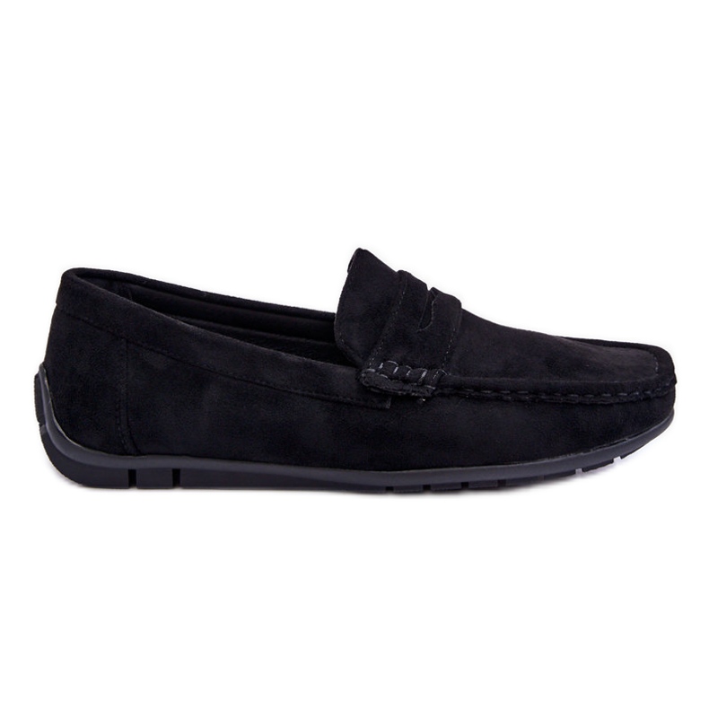 Wesley Herren-Loafer aus Wildleder, Schwarz