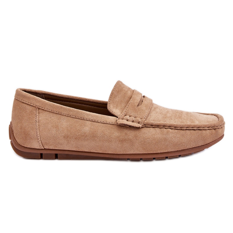 Herren-Loafer „Wesley“ aus beigem Wildleder