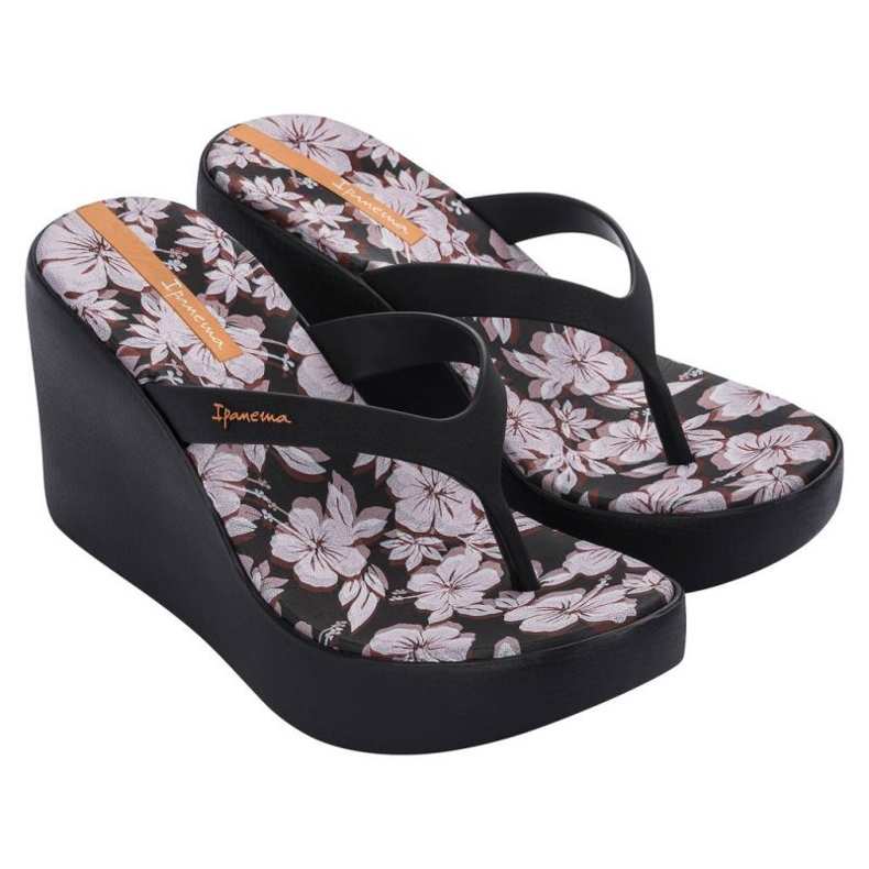 Ipanema Aloha Fem Flip Flops W 83444 AJ948 schwarz