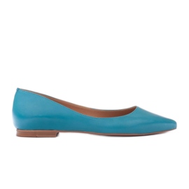 Marco Shoes Dezente Ballerinas blau