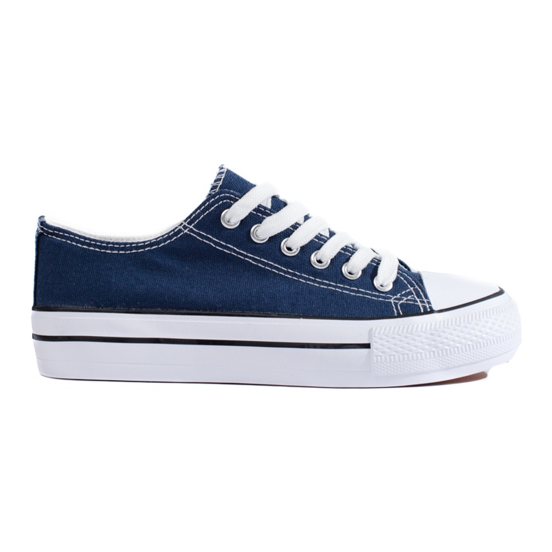 Marineblaue Shelovet-Sneaker für Damen