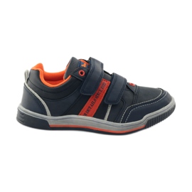 American Club ADI American 152625 marineblaue Turnschuhe navy blau orange