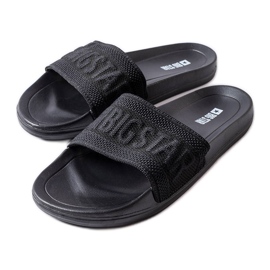 Schwarze Big Star-Hausschuhe LL274A158