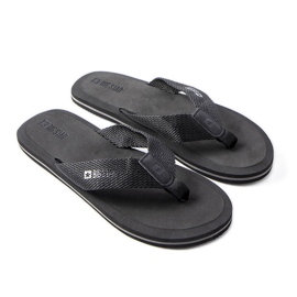 Schwarze Big Star Flip-Flops LL174618