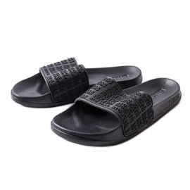 Schwarze Big Star-Hausschuhe LL274A147