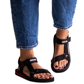 Big Star DD274A282 schwarze Sportsandalen