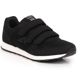 American Club W AM924A schwarze Sportschuhe mit Klettverschluss