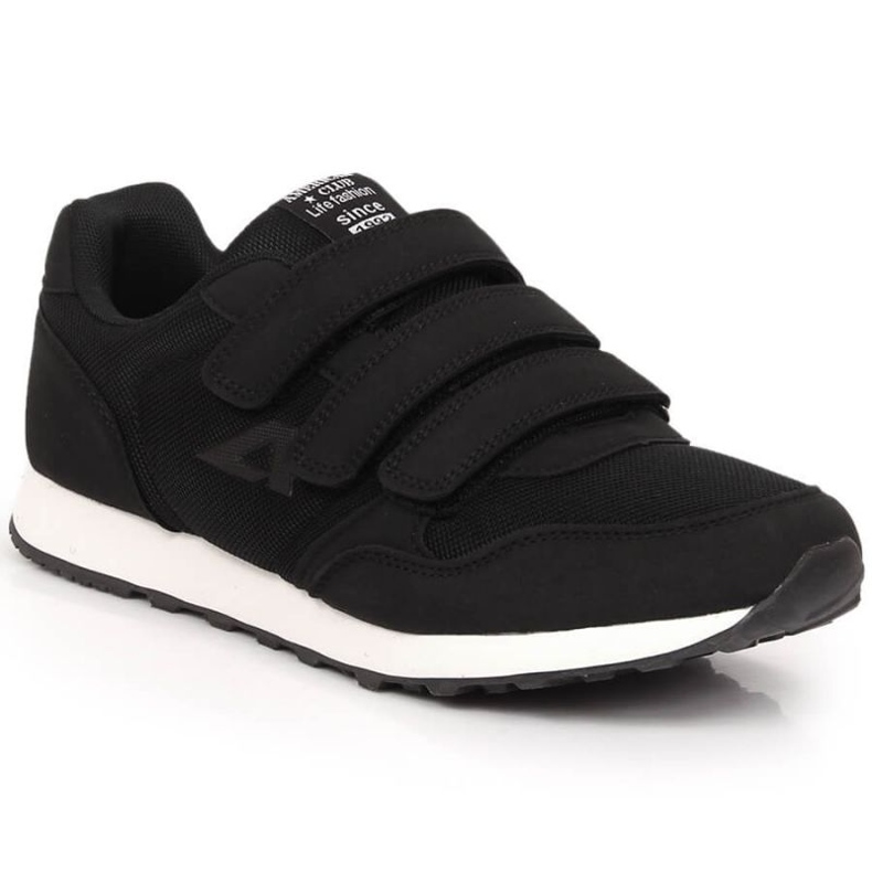 American Club W AM924A schwarze Sportschuhe mit Klettverschluss
