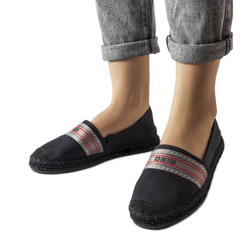 Schwarze Big Star Espadrilles LL274894