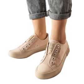 Beige Slip-On-Sneaker von Big Star LL274164