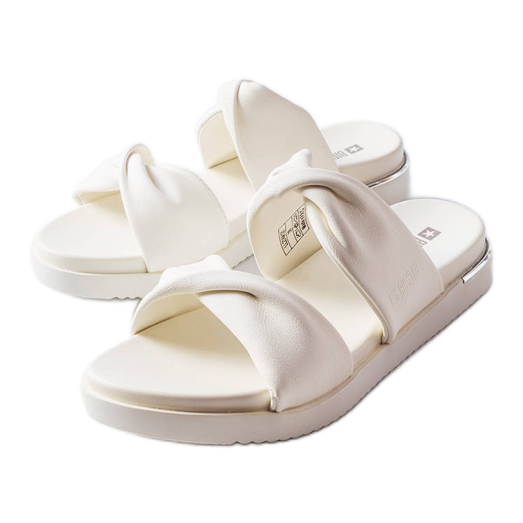 Weiße Hausschuhe Big Star LL274A121