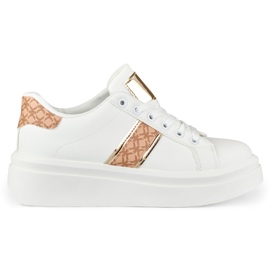 Stylische weiße Damen-Sportschuhe