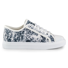 Schwarz-weiße Damen-Sneaker