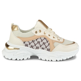 Modische beige Valir Damen-Sneaker