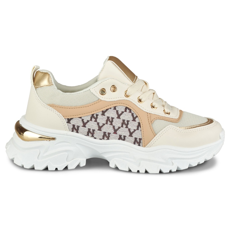 Modische beige Valir Damen-Sneaker