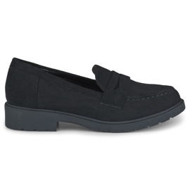 Schwarze klassische Damenschuhe aus Wildleder