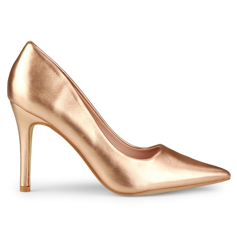 Goldene klassische Anstecknadeln aus Öko-Leder