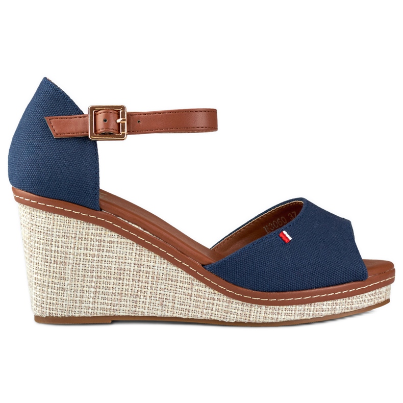 Marineblaue Keilsandalen für Damen von Tomm