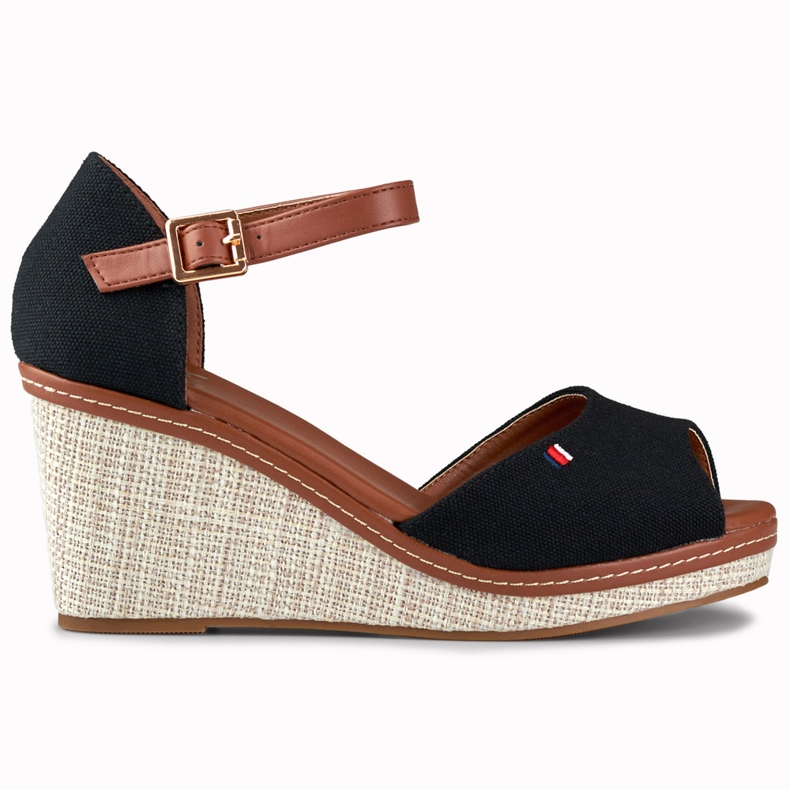 Schwarze Keilsandaletten für Damen von Tomm