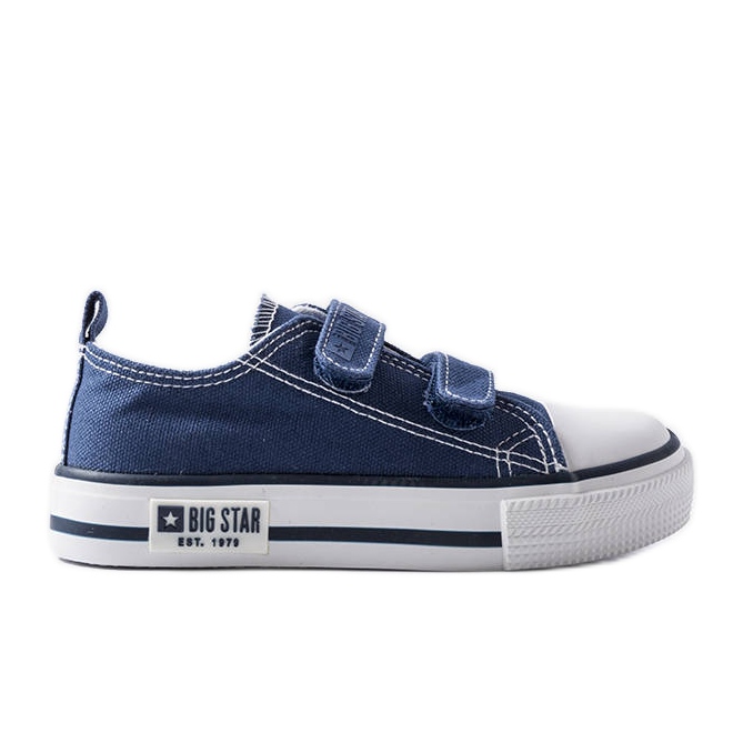 Marineblaue Kinder-Sneaker Big Star KK374081