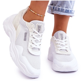 Damen Stoff Sportschuhe Memory Foam System Big Star LL274A064 Weiß