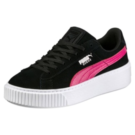 Puma Wildleder Platform Snk Jr 363906 01 Schuhe schwarz