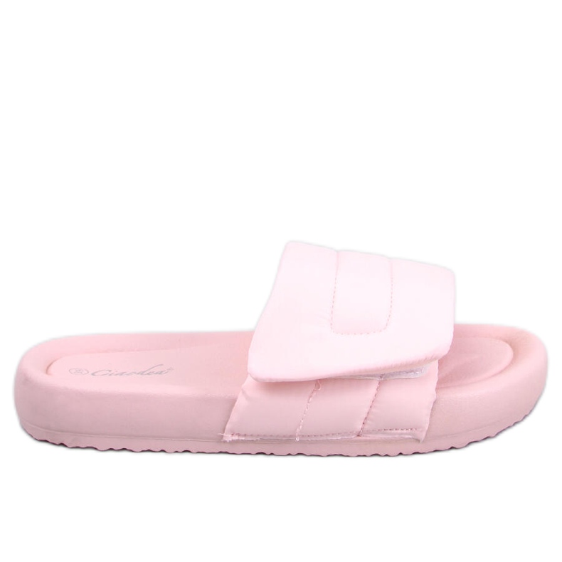 Cueto Pantoffeln aus rosa Nylon