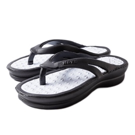 Isla schwarze leichte Flip-Flops