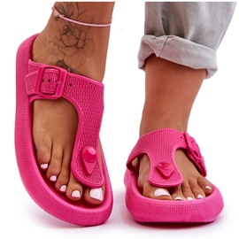 Damen-Flipflops aus Schaumstoff, Fuchsia Apollo rosa
