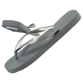 Havaianas Flip-Flops in Stahlgrau silber-