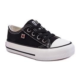 Klassische Kinder-Sneaker Big Star DD374163 Schwarz
