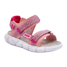 Kinder-Klettsandalen Big Star LL374202 Rosa