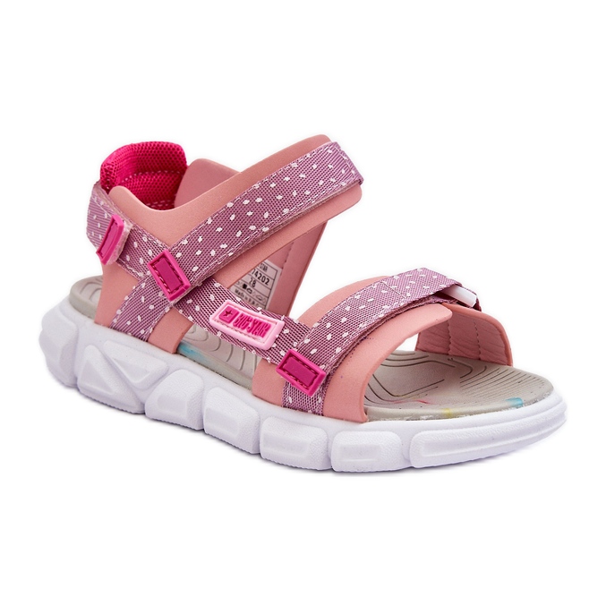 Kinder-Klettsandalen Big Star LL374202 Rosa