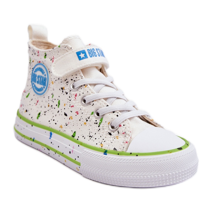 Kinder-Sneaker mit Big Star-Muster LL374049 Weiß