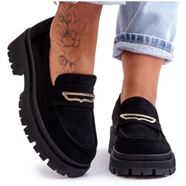 PS1 Damen-Slipper aus Wildleder in Schwarz, Pure Love