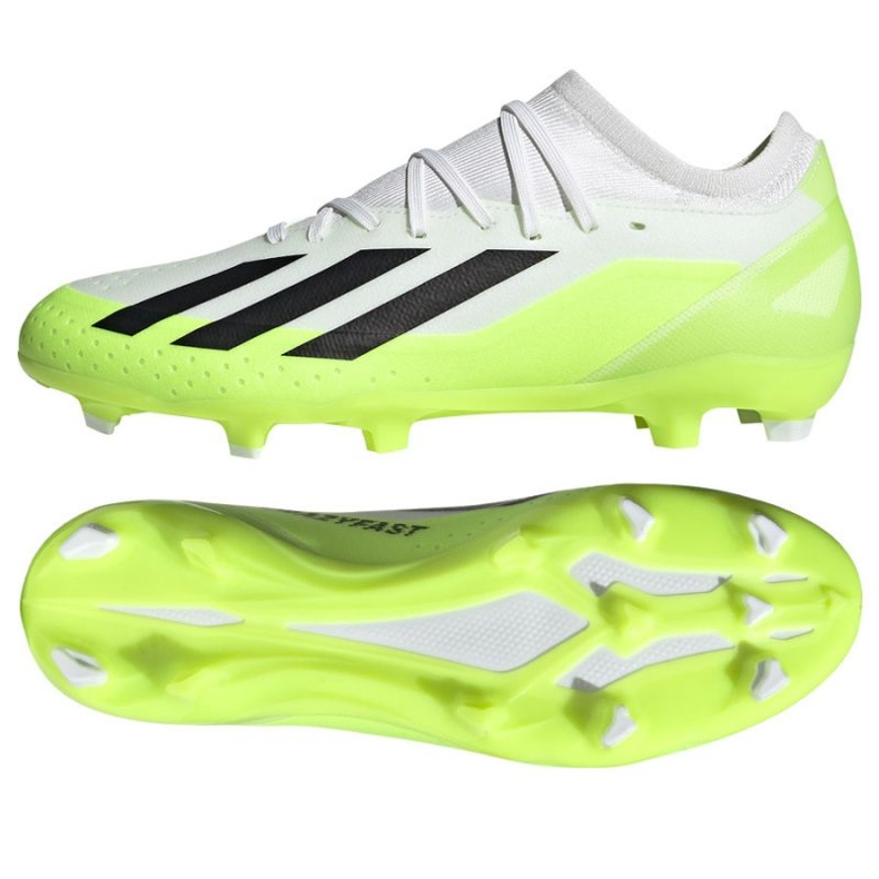 Schuhe adidas X CRAZYFAST.3 Fg M HQ4534 weiß weiß