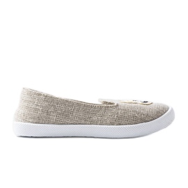 Graue Kinder-Sneaker mit Naomi-Applikation