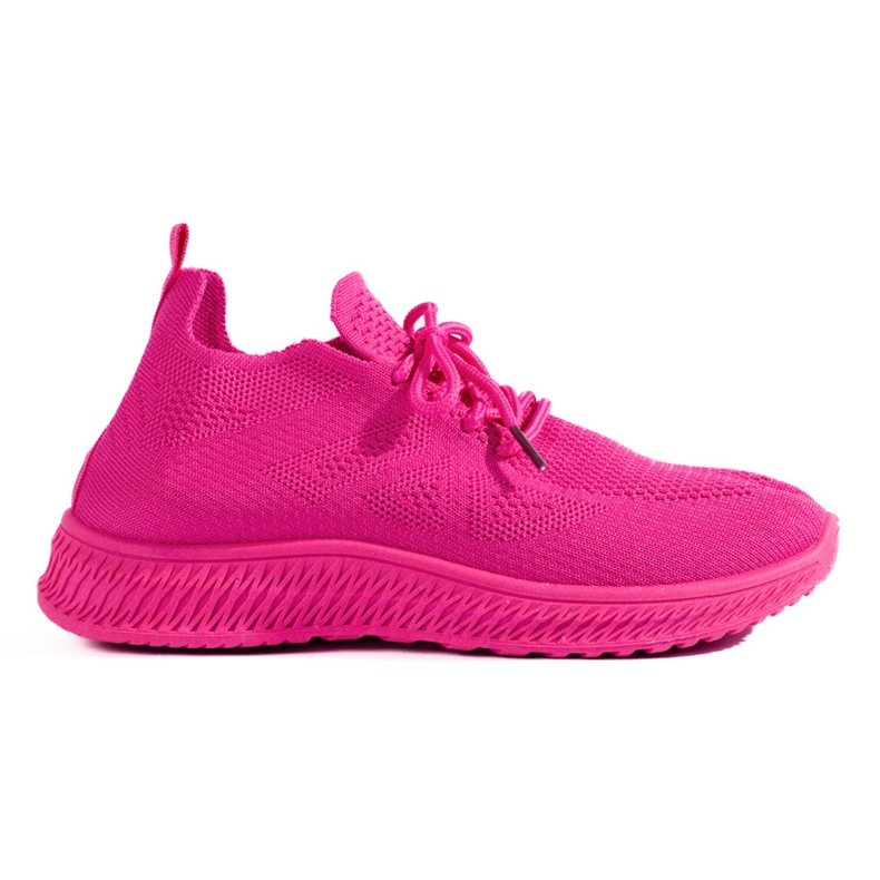 Rosa Textil-Sneaker von Shelovet