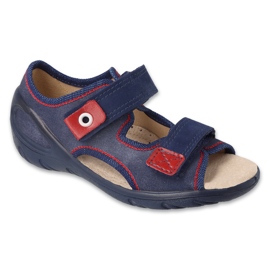 Befado Kinderschuhe PU 065X188 blau
