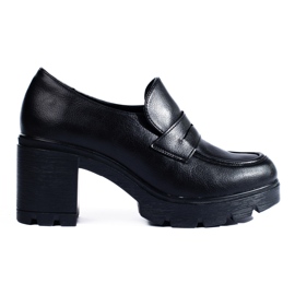 W. Potocki Schwarze Schuhe mit hohen Absätzen von Potocki