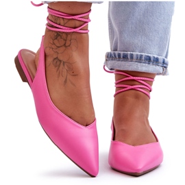 PG1 Gebundene Ballerinas für Damen Pink Lilly Ann rosa