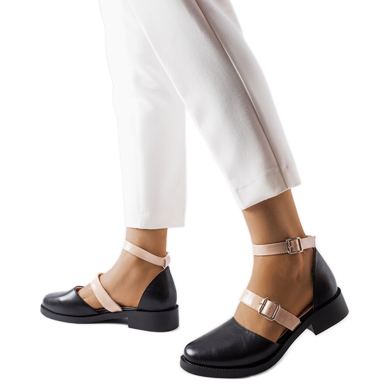 Schwarze Damensandalen von Josiane