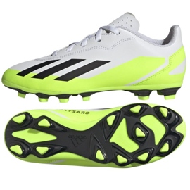 Adidas X Crazyfast.4 FxG Jr IE1588 Fußballschuhe weiß weiß