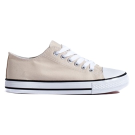 Klassische beige Sneaker von Shelovet