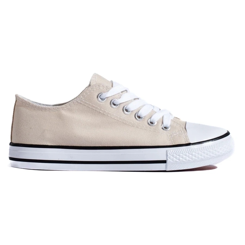 Klassische beige Sneaker von Shelovet