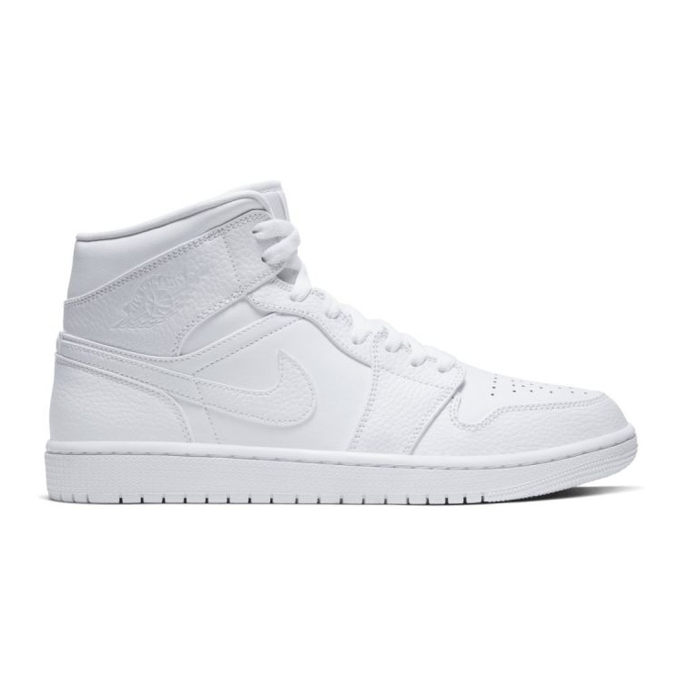 Nike Air Jordan 1 Mid M 554724-130 Schuhe weiß