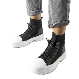 Schwarze High-Top-Sneaker von Pru