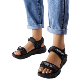 Schwarze Sportsandalen von Sanjit