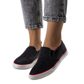 Schwarze Ryza-Sneaker für Damen