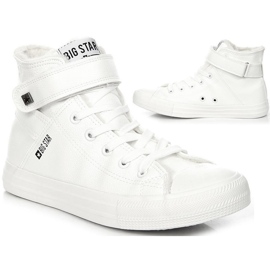 Isolierte High-Top-Sneaker weiß Big Star V274541F